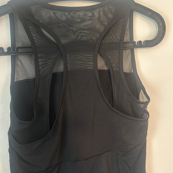 Black Lululemon Tank Top with Mesh Details - Picture 5 of 5